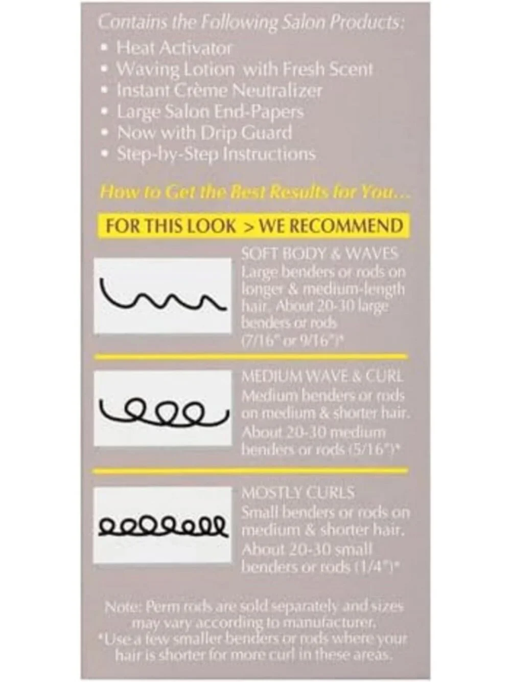 Professional Conditioning Home Perm Kit for Men & Women - Color-Treated, Thin
